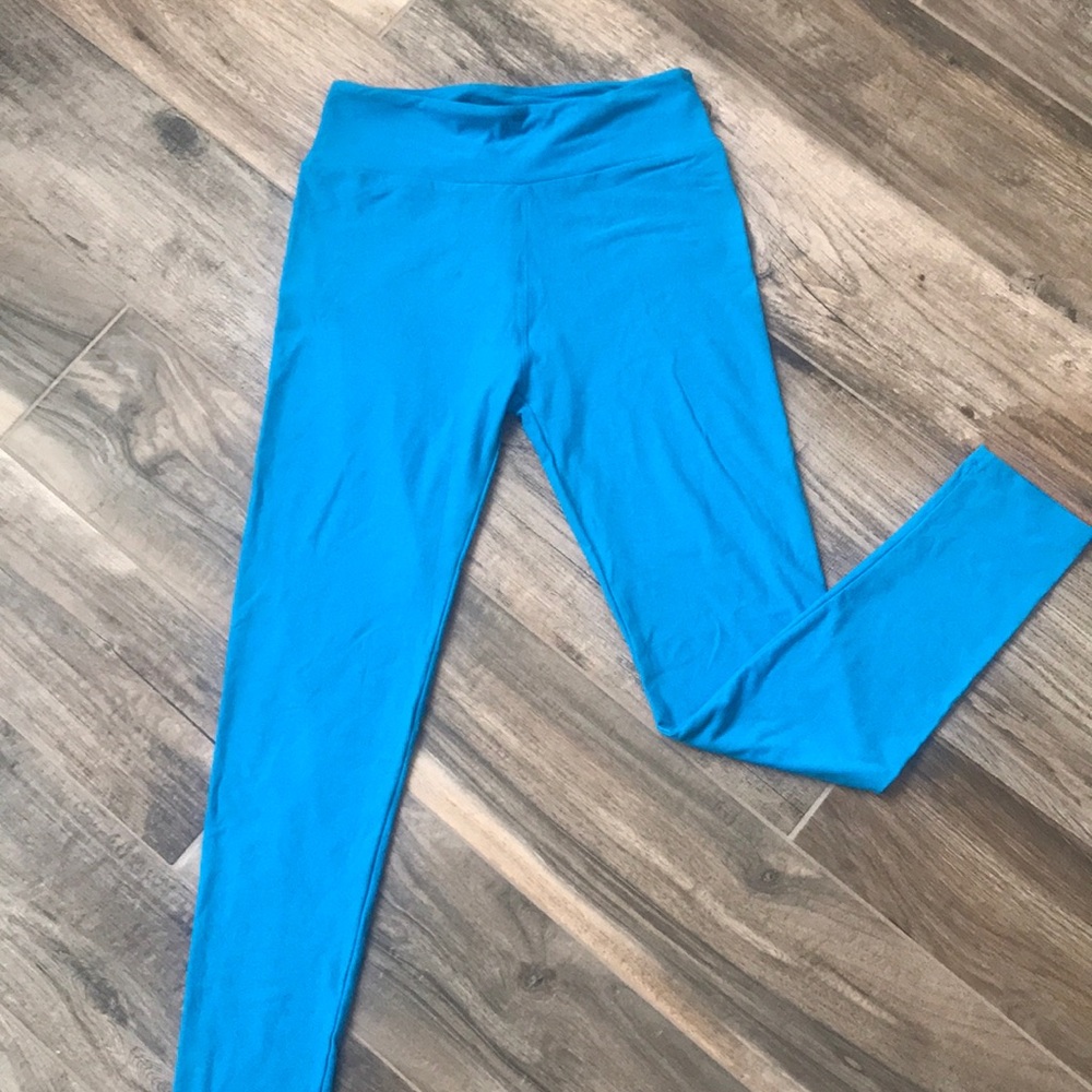 LulaRoe Turquoise Leggings